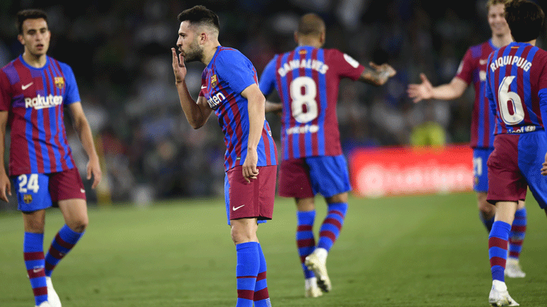 Ισπανία: Η Μπέτις υπολόγιζε χωρίς τον… Τζόρντι Άλμπα, 2-1 η Μπαρτσελόνα