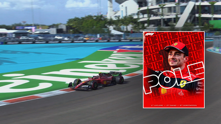 Η Ferrari έκανε το 1-2 στο Miami- Pole man στον σημερινό αγώνα ο Charles Leclerc