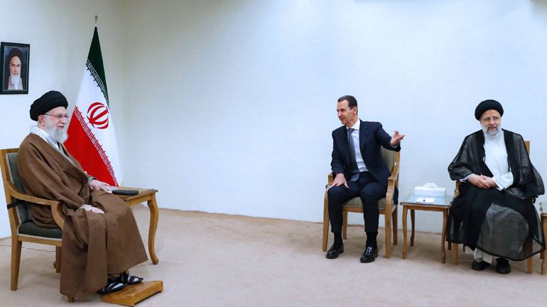 Σπάνια επίσκεψη του προέδρου της Συρίας στο Ιράν