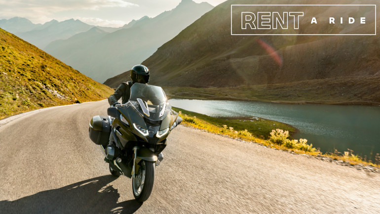 Μοντέλα όπως το R1250RT υπάρχουν στη λίστα των μοντέλων ενοικίασης της BMW.