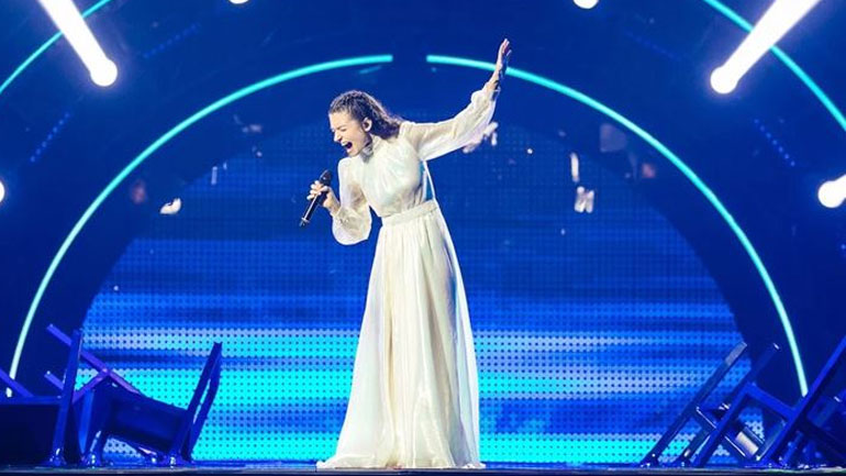 Eurovision 2022 – Αμάντα Γεωργιάδη: Η συγγνώμη που δέχτηκε από δημοσιογράφο μετά από άκομψη ερώτηση