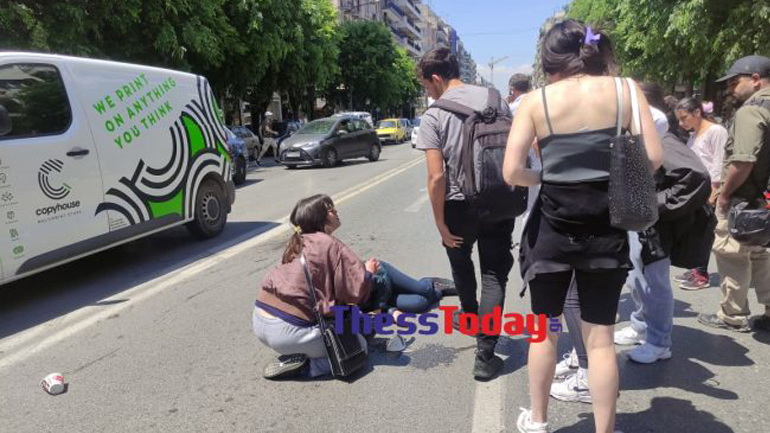 Θεσσαλονίκη: Μηχανή παρέσυρε και τραυμάτισε γυναίκα στην Εγνατία