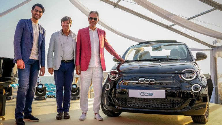 H FIAT ανεβάζει ρυθμό στο δρόμο της ηλεκτροκίνησης και παρουσιάζει το νέο 500  «La Prima by Bocelli»