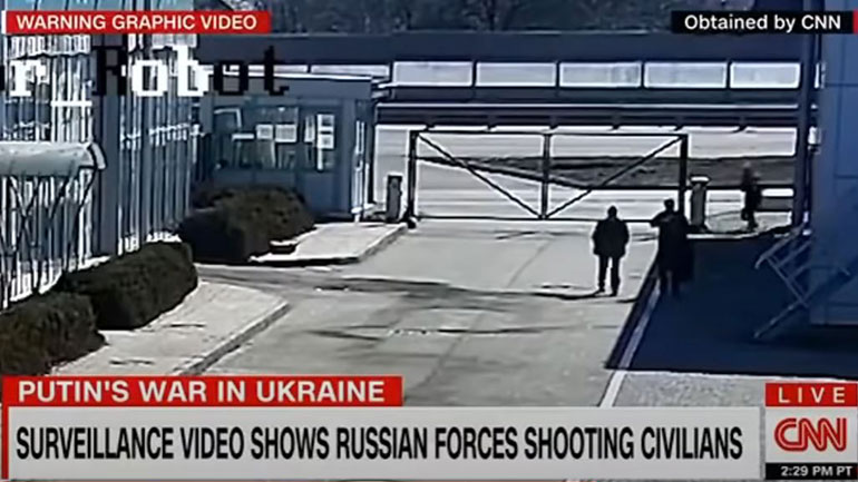 Βίντεο – ντοκουμέντο: Ρώσοι στρατιώτες πυροβολούν πισώπλατα Ουκρανούς αμάχους