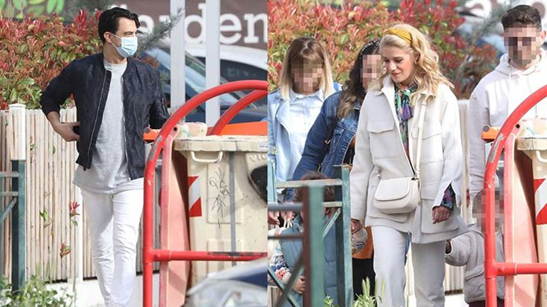 Τζένη Θεωνά & Δήμος Αναστασιάδης: Οικογενειακή βόλτα παρέα με τον γιο τους