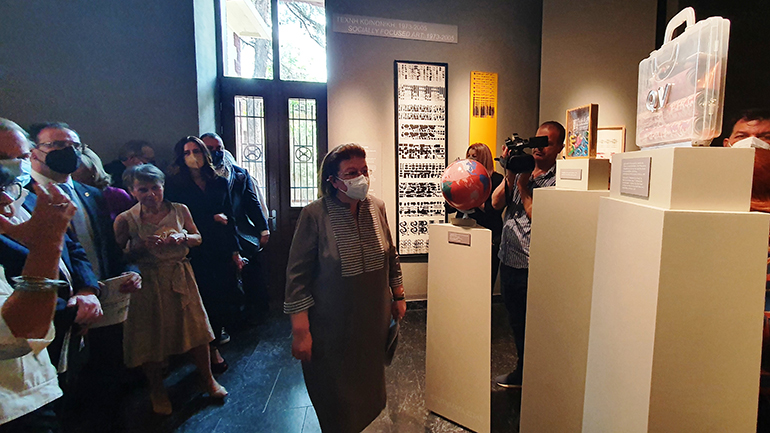 Tο νέο μουσείο σύγχρονης τέχνης, πινακοθήκη «Κωνσταντίνος Ξενάκης» εγκαινίασε η Λ. Μενδώνη