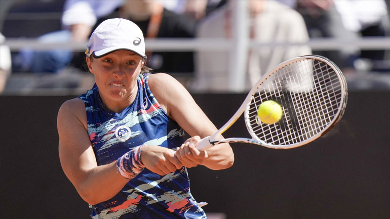 Τουρνουά Ρώμης: Aσταμάτητη η Σβιάτεκ – Με την 27η συνεχόμενη νίκη της προκρίθηκε στον τελικό