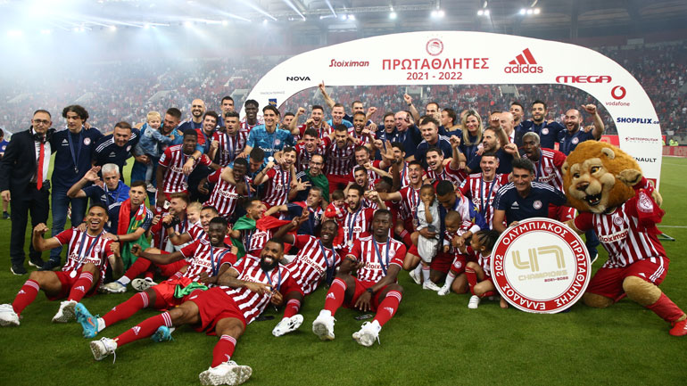 Ο Ολυμπιακός γιόρτασε το 47ο πρωτάθλημά του!