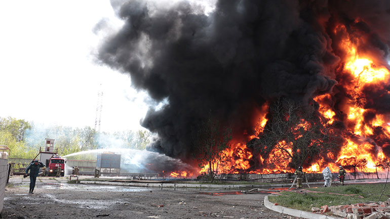 Ουκρανία: Πύραυλος έπληξε στρατιωτική υποδομή στη Λβιβ