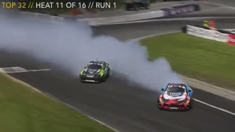 Δείτε τον Έλληνα drifter Σταύρο Γρύλλη να αγωνίζεται εναντίον του Kalle Rovanpera 