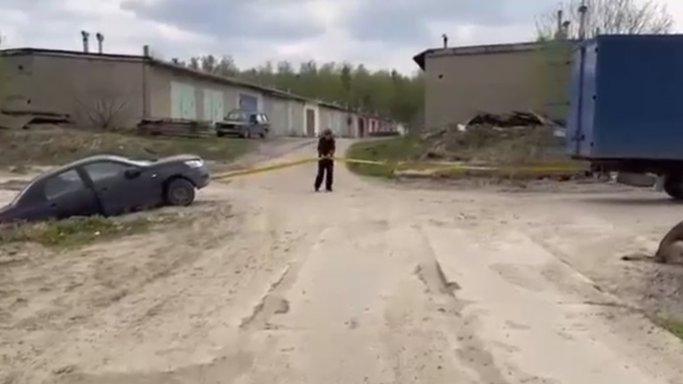 Ρυμούλκηση αυτοκινήτου από χαντάκι