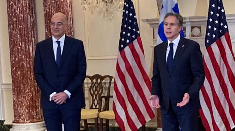 Η σημασία των στρατηγικών σχέσεων Ελλάδας-ΗΠΑ αναδείχθηκε στη συνάντηση Ν.Δένδια -Αντ. Μπλίνκεν