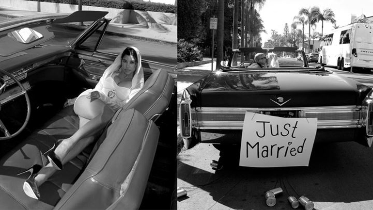 Kourtney Kardashian: Νέες φωτογραφίες από τον αντισυμβατικό γάμο της με τον Travis Barker