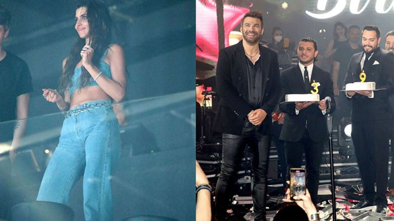 Γιώργος Σαμπάνης: Στο πλευρό του η σύντροφός του Ιωάννα Σαρρή στα γενέθλιά του