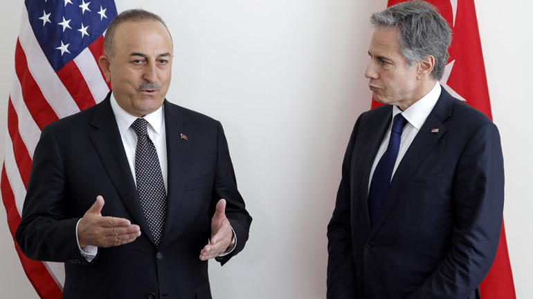 Τσαβούσογλου: Εξαιρετικά θετική η συνάντηση με τον Άντονι Μπλίνκεν