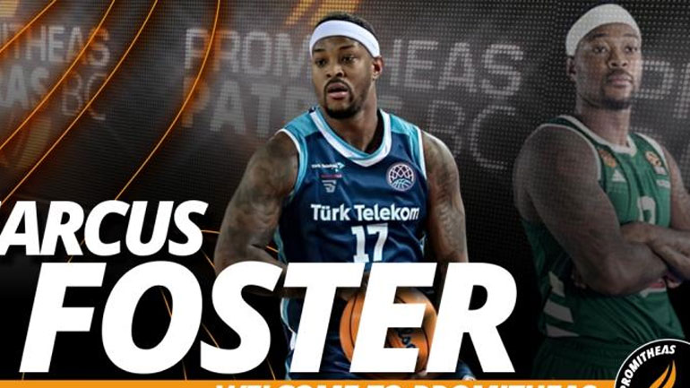 Μπάσκετ: Ανακοίνωσε τον Φόστερ ο Προμηθέας Μπάσκετ: Ανακοίνωσε τον Φόστερ ο Προμηθέας