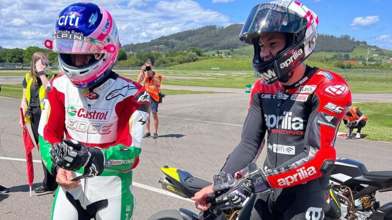 Ο Fernando Alonso «υπογράφει» στην… Aprilia MotoGP!