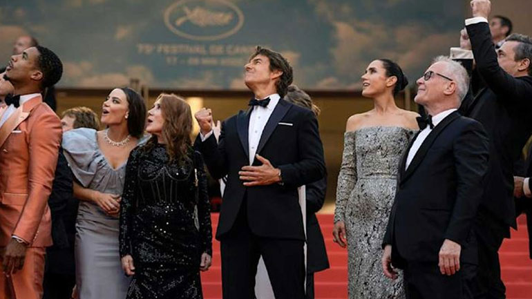 Φεστιβάλ Καννών 2022: Λαμπερές εμφανίσεις στην πρεμιέρα του «Τop Gun»