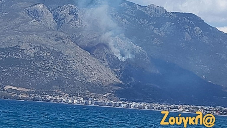 Λουτράκι: Υπό μερικό έλεγχο η πυρκαγιά στα Γεράνεια Όρη