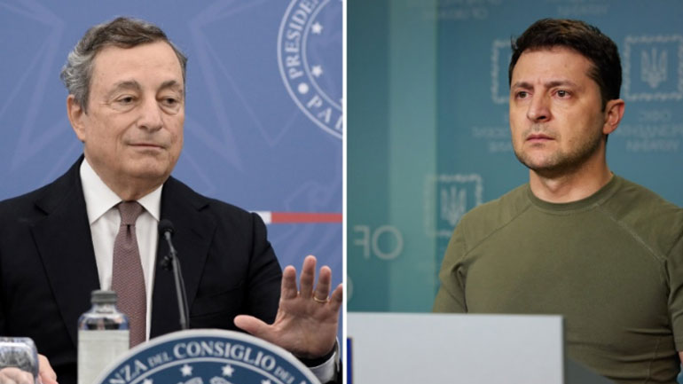 Τηλεφωνική επικοινωνία Ντράγκι – Ζελένσκι