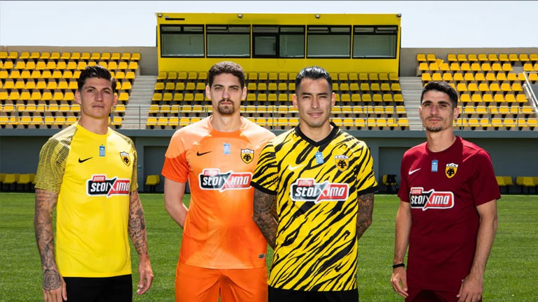 Η ΑΕΚ παρουσίασε τις φανέλες που θα φοράει τη νέα σεζόν!