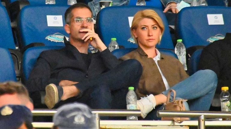 Σία Κοσιώνη-Κώστας Μπακογιάννης: Παρακολούθησαν από κοντά τον τελικό Κυπέλλου Ελλάδας