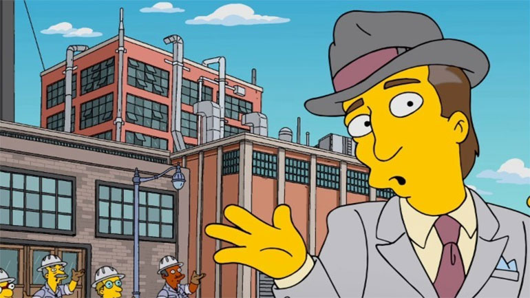 Ο Χιου Τζάκμαν εμφανίστηκε στη σειρά Τhe Simpsons