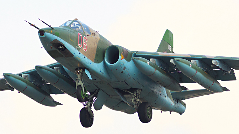 Στην Ουκρανία σκοτώθηκε Ρώσος υποπτέραρχος που εκτελούσε αποστολή με μαχητικό Su-25