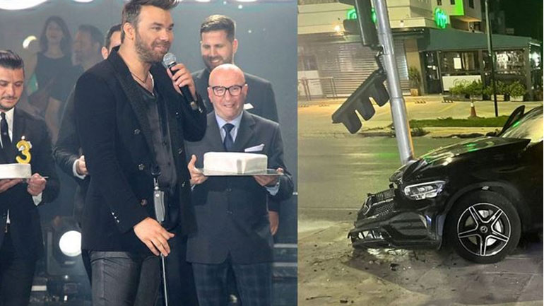 Γιώργος Σαμπάνης: Τροχαίο για τον τραγουδιστή και τη σύντροφό του Ιωάννα Σαρρή