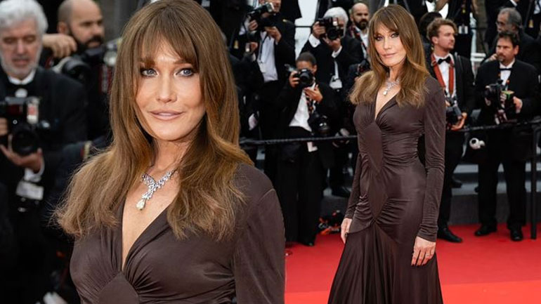 Carla Bruni: Η πρώην Πρώτη Κυρία της Γαλλίας παραδίδει μαθήματα κομψότητας στο κόκκινο χαλί των Καννών