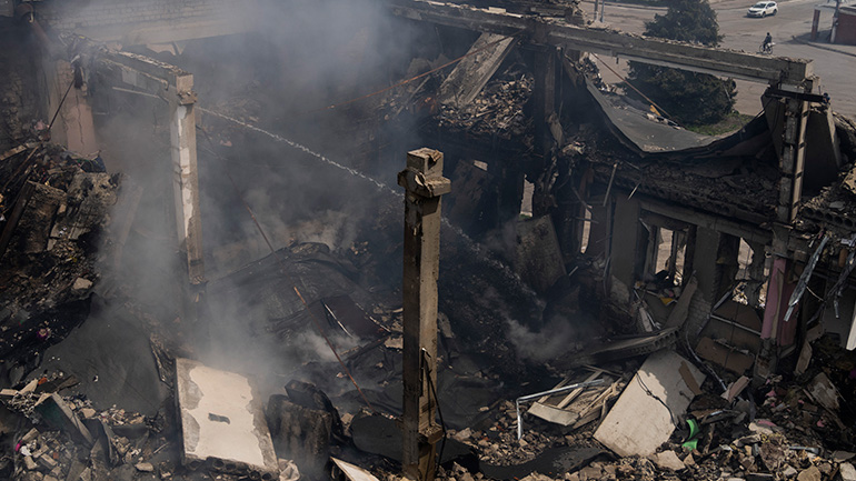 Ουκρανία: Η Ρωσία χρησιμοποιεί τα «πιο βαριά μη πυρηνικά όπλα»