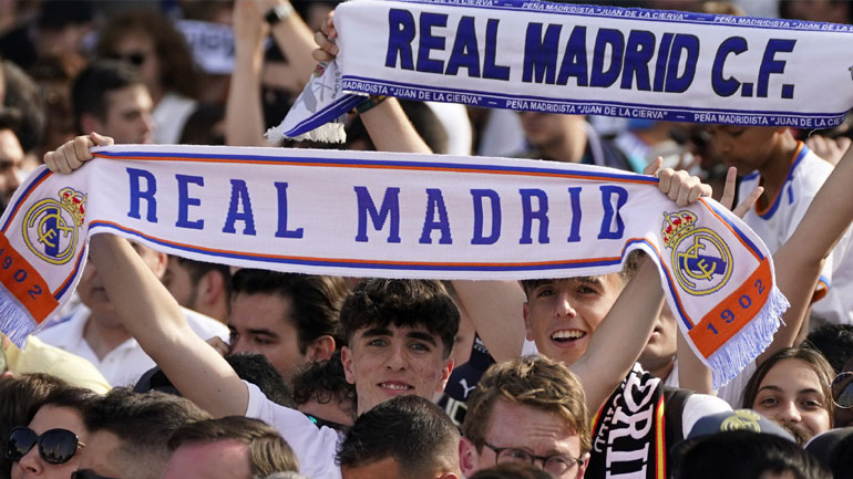 Η φιέστα της Ρεάλ Μαδρίτης για την κατάκτηση του Champions League!