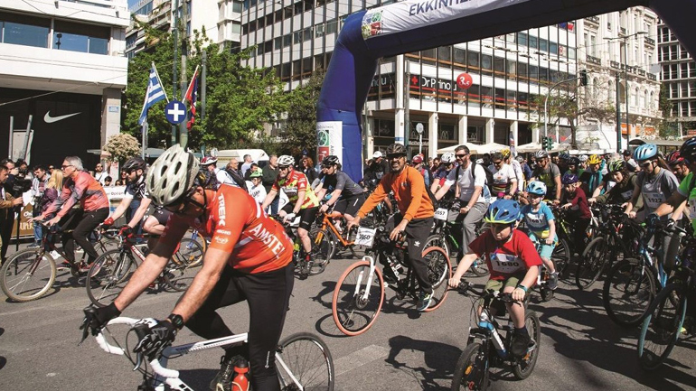 Σήμερα ο 27ος Ποδηλατικός Γύρος της Αθήνας – Οι κυκλοφοριακές ρυθμίσεις