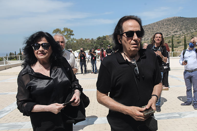 Ο Πασχάλης με τη σύζυγό του Αλίκη Αρβανιτίδη