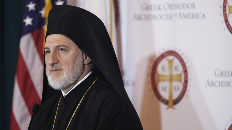 Συνάντηση Αρχιεπισκόπου Αμερικής με τον Κύπριο ΥΠΕΘΑ