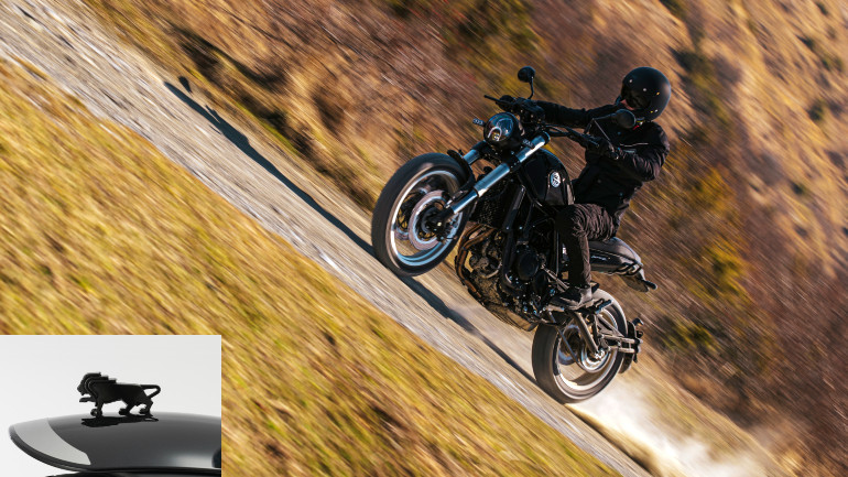 Το Leoncino έχει σύμμαχο την όμορφη ρετρό αισθητική και την ευχάριστη οδηγική συμπεριφορά.