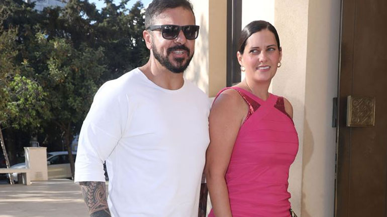 Τριαντάφυλλος: Σπάνια δημόσια εμφάνιση με τη σύζυγό του Δήμητρα Σιαμπάνη