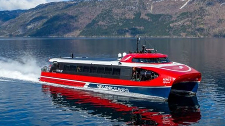 «Attica Group»: Παρέλαβε το νεότευκτο catamaran Aero 1 Highspeed