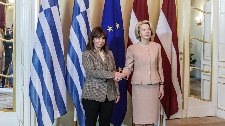 Σακελλαροπούλου: Ολοκληρώθηκε η επίσημη επίσκεψη στη Λετονία