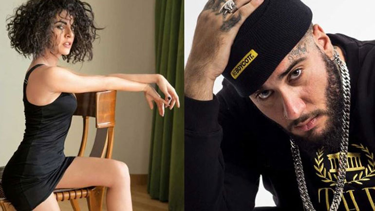 Η Μαρία Σολωμού ποζάρει topless στην αγκαλιά του Mente Fuerte