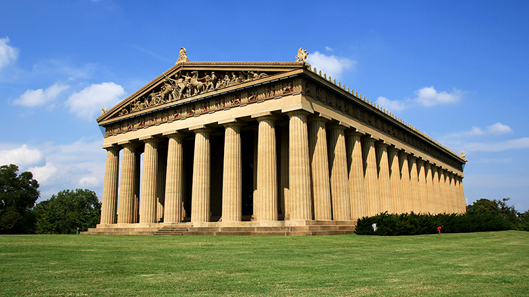 Η άκρως εντυπωσιακή ρεπλίκα του Παρθενώνα στο Νάσβιλ