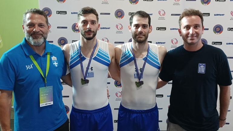 Eυρωπαϊκό πρωτάθλημα τραμπολίνο: «Χάλκινο» μετάλλιο για τους Γράψα και Σαββίδη στο συγχρονισμένο ανδρών!