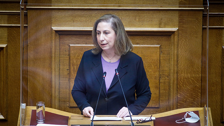 Ξενογιαννακοπούλου: «Απάντηση στην κυβερνητική προπαγάνδα θα δώσει ο λαός στις εκλογές»