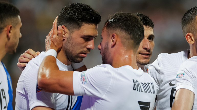 Η Εθνική Ομάδα για την τρίτη σερί νίκη στο Nations League