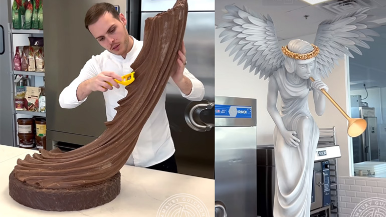 Σοκολατένιο άγαλμα