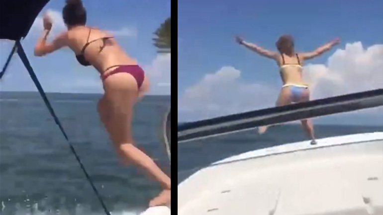 Δεν κάνουμε ποτέ βουτιά από αυτό το σημείο του σκάφους