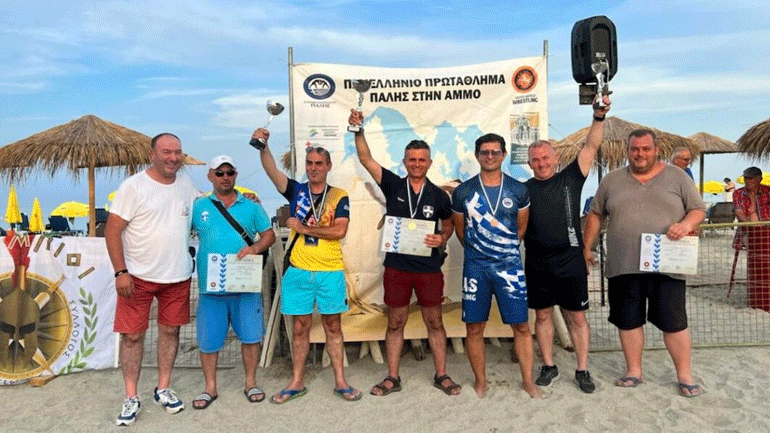 «Εκλεψε» τις εντυπώσεις το Πανελλήνιο πρωτάθλημα Beach wrestling