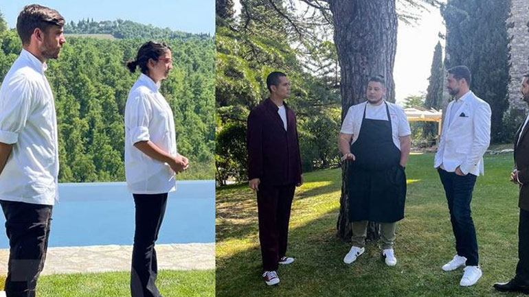 MasterChef-Τοσκάνη: Δυσκολεύτηκαν στο πιάτο αντιγραφής του chef Στέλιου Σακαλή οι δύο φιναλίστ