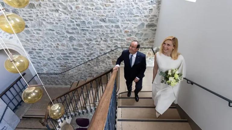 Φρανσουά Ολάντ: Παντρεύτηκε για πρώτη φορά ο πρώην πρόεδρος της Γαλλίας με τη Ζιλί Γκαγιέ