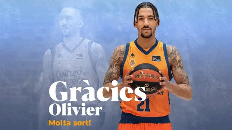 Μπάσκετ: Παρελθόν από τη Βαλένθια ο Ολιβιέ Χάνλαν